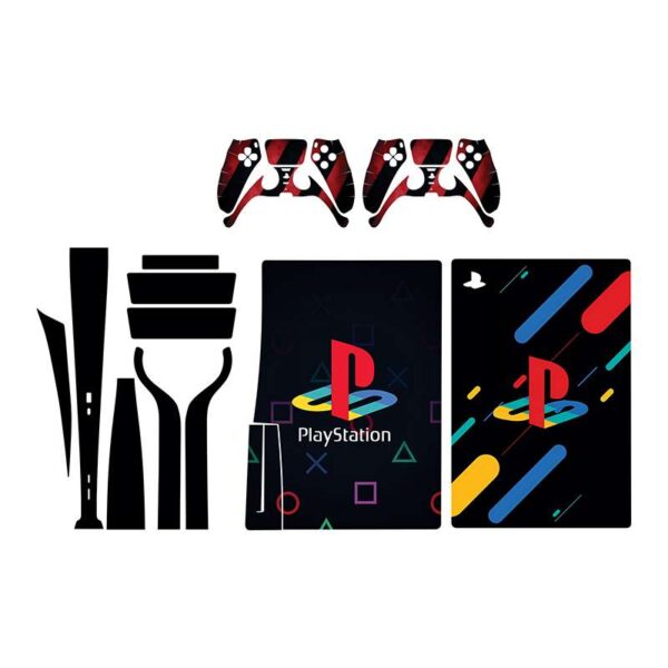 برچسب کنسول بازی پلی استیشن5 استاندارد توییجین وموییجین مدل playstation 02
