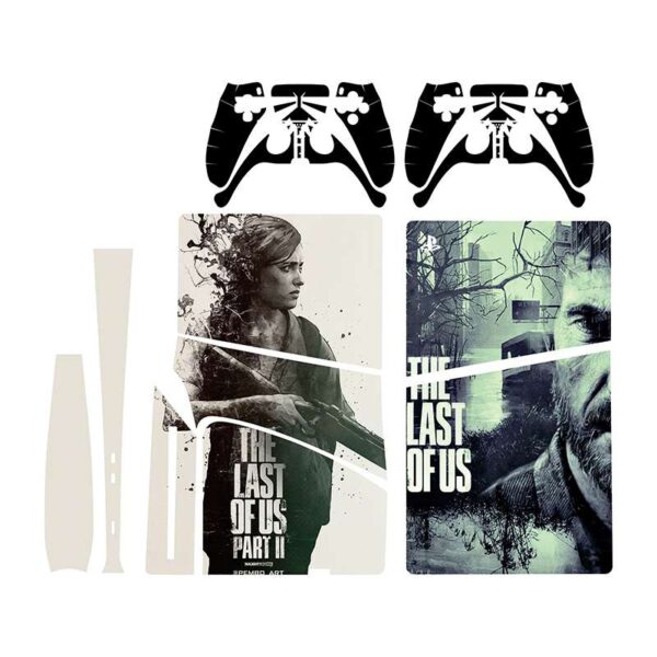 برچسب کنسول بازی پلی استیشن 5 اسلیم مدلlast of us 03 مجموعه 7 عددی