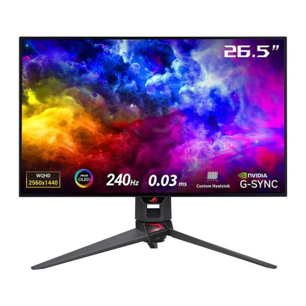 مانیتور گیمینگ ایسوس مدل ROG Swift OLED PG27AQDM سایز 27 اینچ