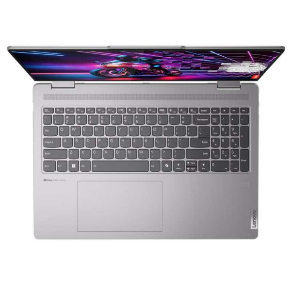 لپ تاپ 16 اینچی لنوو مدل Yoga 7 2-in-1 16AHP9-R7 8840HS-16GB LPDDR5x-256GB SSD-IPS-Touch-Backlit-Fingerprint - کاستوم شده