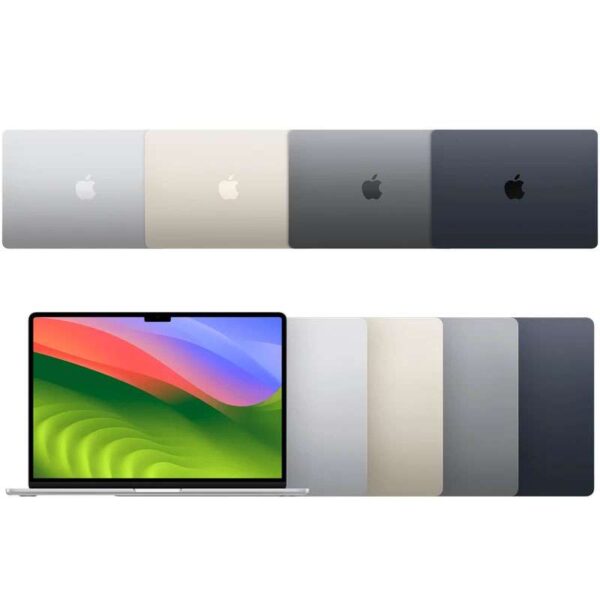لپ تاپ 15.3 اینچی اپل مدل MacBook Air MC7A4 2025 LLA-M4-16GB Ram-256GB SSD