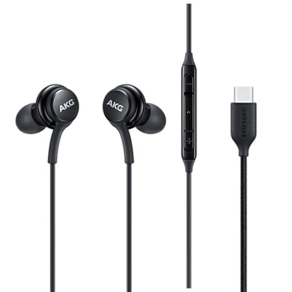 هندزفری  مدل AKG-EO-IC100 دو گوشی، با رابط USB Type-C، مناسب برای مکالمه