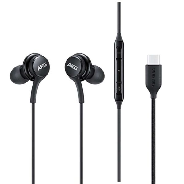 هندزفری  مدل AKG-EO-IC100 دو گوشی، با رابط USB Type-C، مناسب برای مکالمه