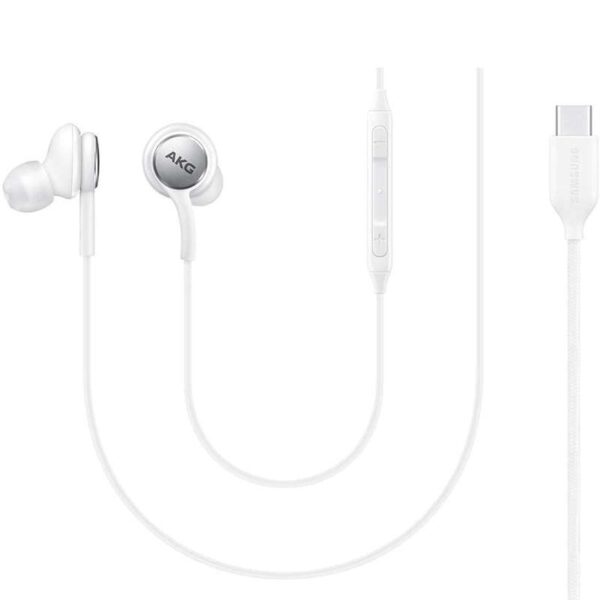 هندزفری  مدل AKG-EO-IC100 دو گوشی، با رابط USB Type-C، مناسب برای مکالمه