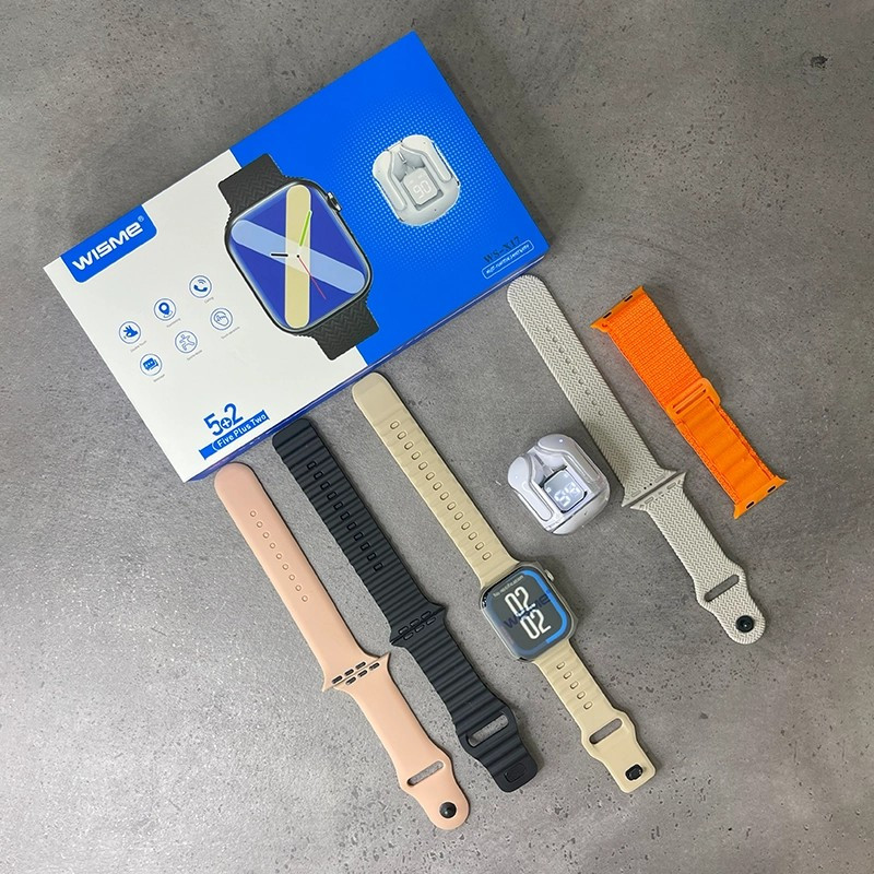 ساعت هوشمند 2.05 اینچی ویسمی مدل WS-X17 با بند سیلیکونی