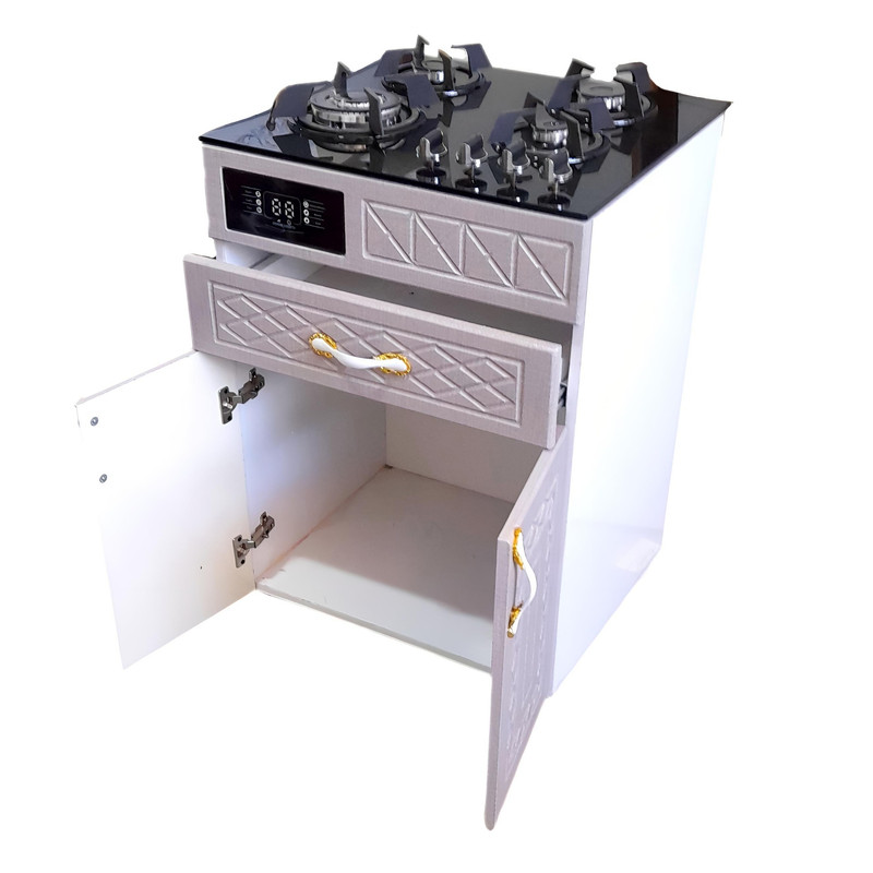 اجاق گاز 4 شعله هاکان مدل دو درب با ترموکوپل