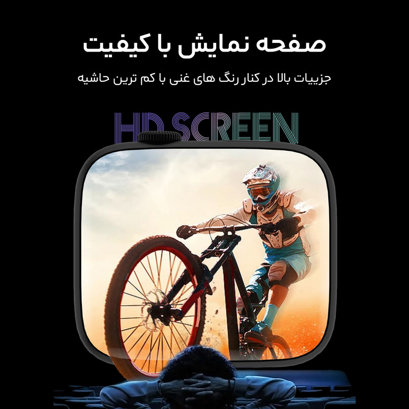 ساعت هوشمند راینو مدل WX50 با بند سیلیکونی به همراه هدفون