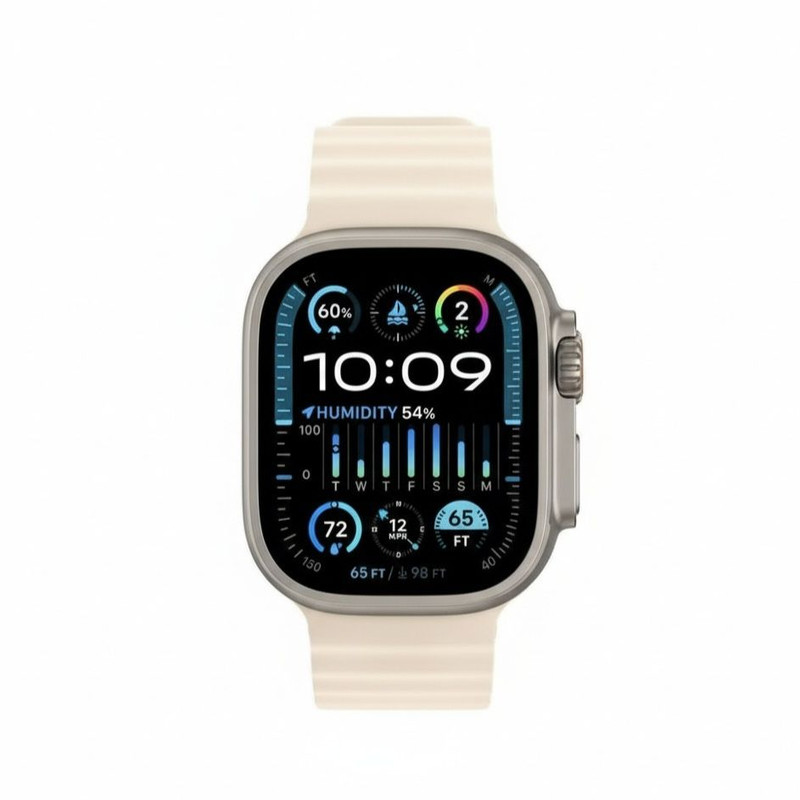 ساعت هوشمند 49 میلی متری مفیت پلاس مدل ME07 با 2 بند سیلیکونی