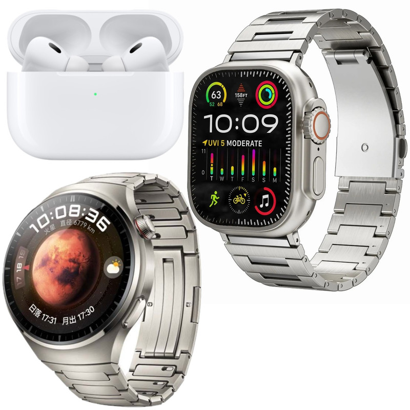 ساعت هوشمند رموجت مدل i80 Suit Extremc بسته 2 عددی به همراه هدفون بلوتوثی