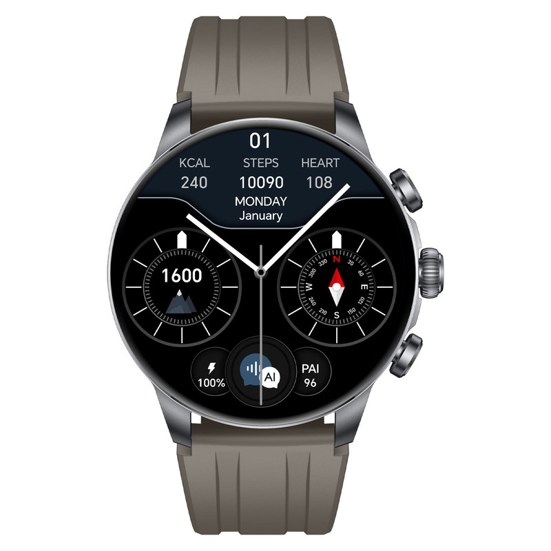 ساعت هوشمند 47 میلی متری گلوریمی مدل GX CLASSICFIT بند سیلیکونی