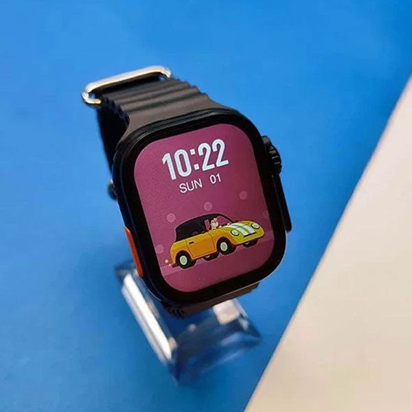 ساعت هوشمند مدل T1000ULTRA ORIG دارای قابلیت های صفحه نمایش لمسی، صفحه نمایش رنگی بند سیلیکون