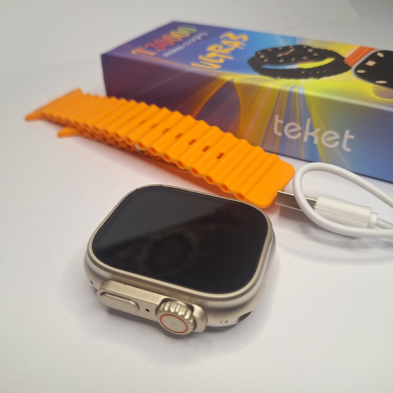 ساعت هوشمند 49 میلیمتری مدل T30000 ultra3 با بند سیلیکونی