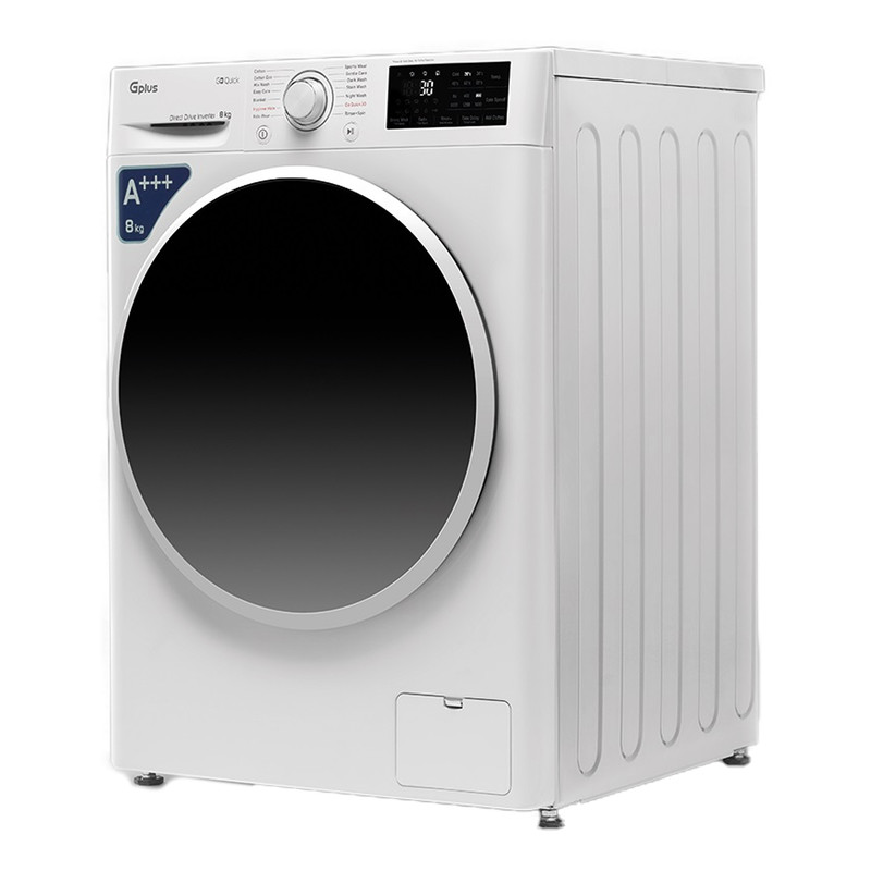 ماشین لباسشویی اتوماتیک جی پلاس مدل GWM-M870W ظرفیت 8 کیلوگرم